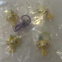グルーミー マスコットチャーム めじるしアクセサリー 立ち イエロー パープル