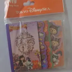 ダッフィーフレンズ　メモ帳セット　ハロウィン