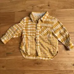 無印良品　フランネルシャツ　80サイズ