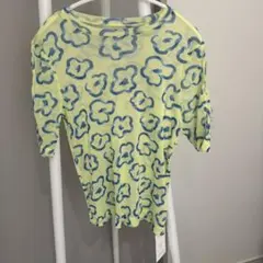 新品タグ付き　MAISON SPECIAL フラワー　シアーTシャツのサムネイル