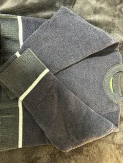 グレー 長袖ニット セーター