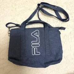 【訳あり】FILA 2way ショルダーバッグ デニム調 クリアポケットのサムネイル