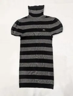 美品●バーバリーブルーレーベル　ハイネック ニットトップス　38サイズМ