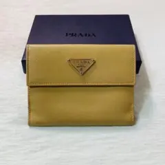 良品 PRADA サフィアーノ 2点 メタルロゴ 長財布 カードケース