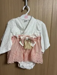 バースデイCottoli 袴ロンパース　女の子　初節句　お食い初め