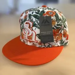 【新品・限定品】ソフトバンクホークス キャップ ボタニカル Majestic
