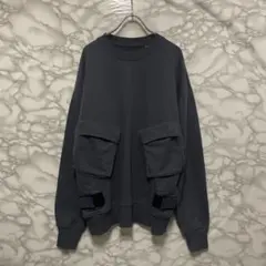 00s G-STAR RAW アーカイブ　デザインスウェット　ポケット　テック系