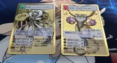 デジモンカード　旧裏　ラジエルモン　メイクラックモン　ゴールドエッチング　デジカ
