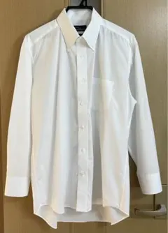 オギタヘムト 長袖コットンBDシャツ　白無地　XL