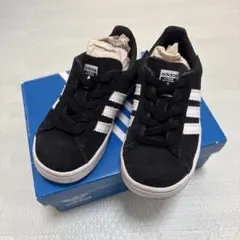 adidas キャンパス　ブラック ホワイト スニーカー