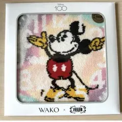 お顔厳選 フェイラー和光 ディズニー100周年 ミッキー ハンカチ