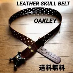 OAKLEY LEATHER SKULL BELT オークリー スカルのサムネイル