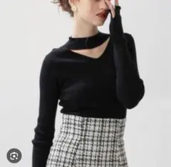 カットアウト ニット