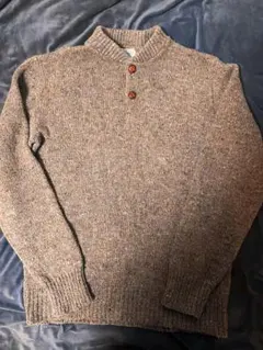 70’sヴィンテージ　ニット　胡桃ボタン　アメリカ製
