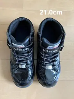 kitson ブラック ハイカットスニーカー 21.0cm ダンス フォーマル
