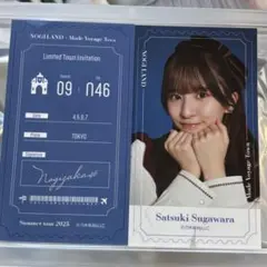 NOGIめくり　ステッカー　菅原咲月