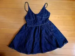 ZARA デニム キャミワンピース M
