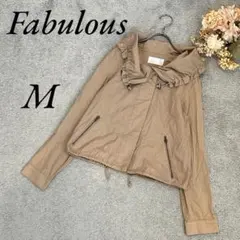 《ファビュラス》フリル付きジャケット/ブルゾン/アウター/ジャンパー/羽織/M