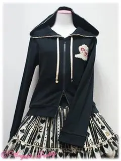 Angelic Pretty Wonder Bunny パーカ 黒のサムネイル
