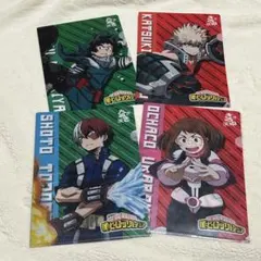【僕のヒーローアカデミア】ミニクリアファイル4種類