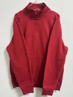 TOMMY HILFIGER 古着ハーフジップスウェット トミー