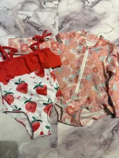 ベビー水着　80 ラッシュガード　2点セット