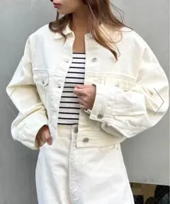 INGNI クロップド丈Gジャン