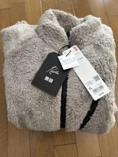 【新品・未使用】UNIQLO Needles フリースジャケットXL ベージュ