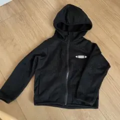ブラックフード付きパーカー 100cm