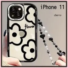 新品 iPhone11ケース スマホケース クリアソフトケース ストラップ付 e