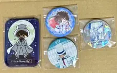 名探偵コナン 怪盗キッド 缶バッジ 3点セット - メルカリ