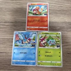 Pokemon GO ヒトカゲ フシギダネ ゼニガメ プロモカードセット
