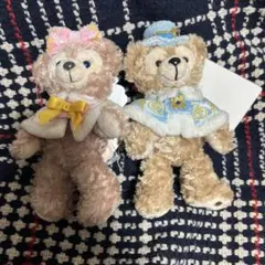 ダッフィ　シェリーメイ ぬいぐるみバッチ　セット