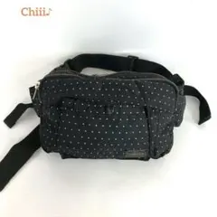 PORTER ポーター ドット柄 ボディバッグ ウエストバッグ ブラック