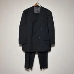 ダブルブレスト ストライプスーツ ブラック