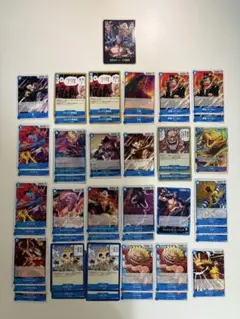 ワンピースカード 世界最強の戦士 ロックス海賊団 青デッキパーツ 全70