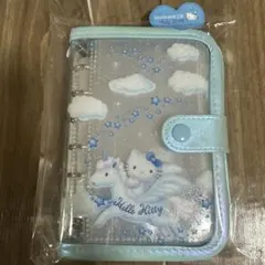 キティちゃん　シ ールバインダー 水色　ペガサス