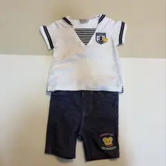 【匿名配送】ミキハウス　半袖Tシャツ　半袖ズボン　上下セット