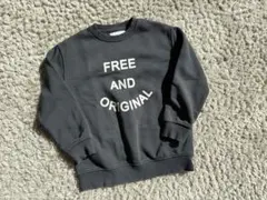 ZARA ザラ　スウェット　裏起毛トレーナー 黒　128