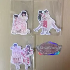 きゅるりんってしてみて ホログラムステッカー 島村嬉唄 チバゆな 逃げ水あむ