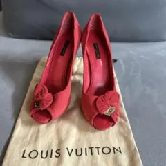 Louis Vuitton スエード オープントゥ パンプスのサムネイル