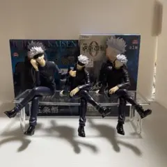 呪術廻戦 五条悟 ぬーどるストッパー　ちょこのせ　3体セット