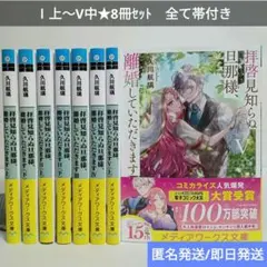 【全巻帯付】拝啓見知らぬ旦那様、離婚していただきます上～V中 ☆ライトノベル8冊