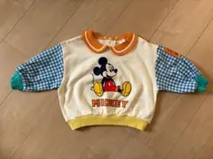 はるぴのママ ミッキーマウス トレーナー 90cm ディズニー しまむら