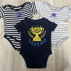 ロンパース3枚セット　チャンピオン　GAP baby