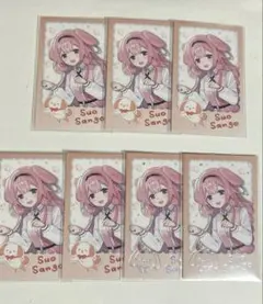 にじさんじ　わんにゃんdays 周央サンゴ　ランダムチェキ風カード　レア