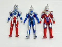 全長約14cm アルファエッジ ウルトラマンゼット ガンマフューチャー 3体