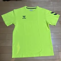 hummel 蛍光イエロー シャツ