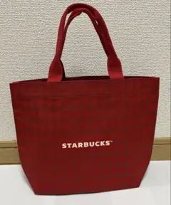 【スタバ】海外 非売品 2025 ホリデー トートバッグ クリスマス 赤のサムネイル
