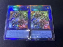 遊戯王　四花繚乱の霊使い　レリーフ2枚セット